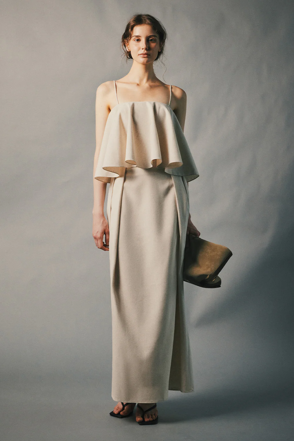 Formline Straight Pleated Skirt