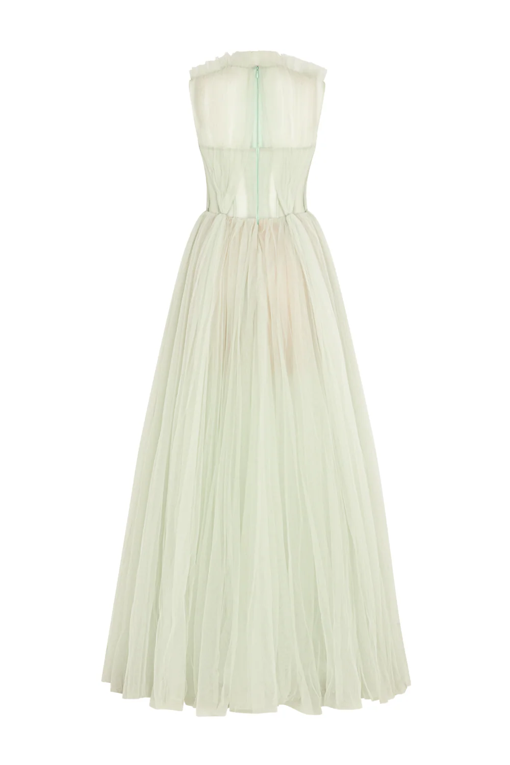 Delysia High Neck Gathering Maxi Dress