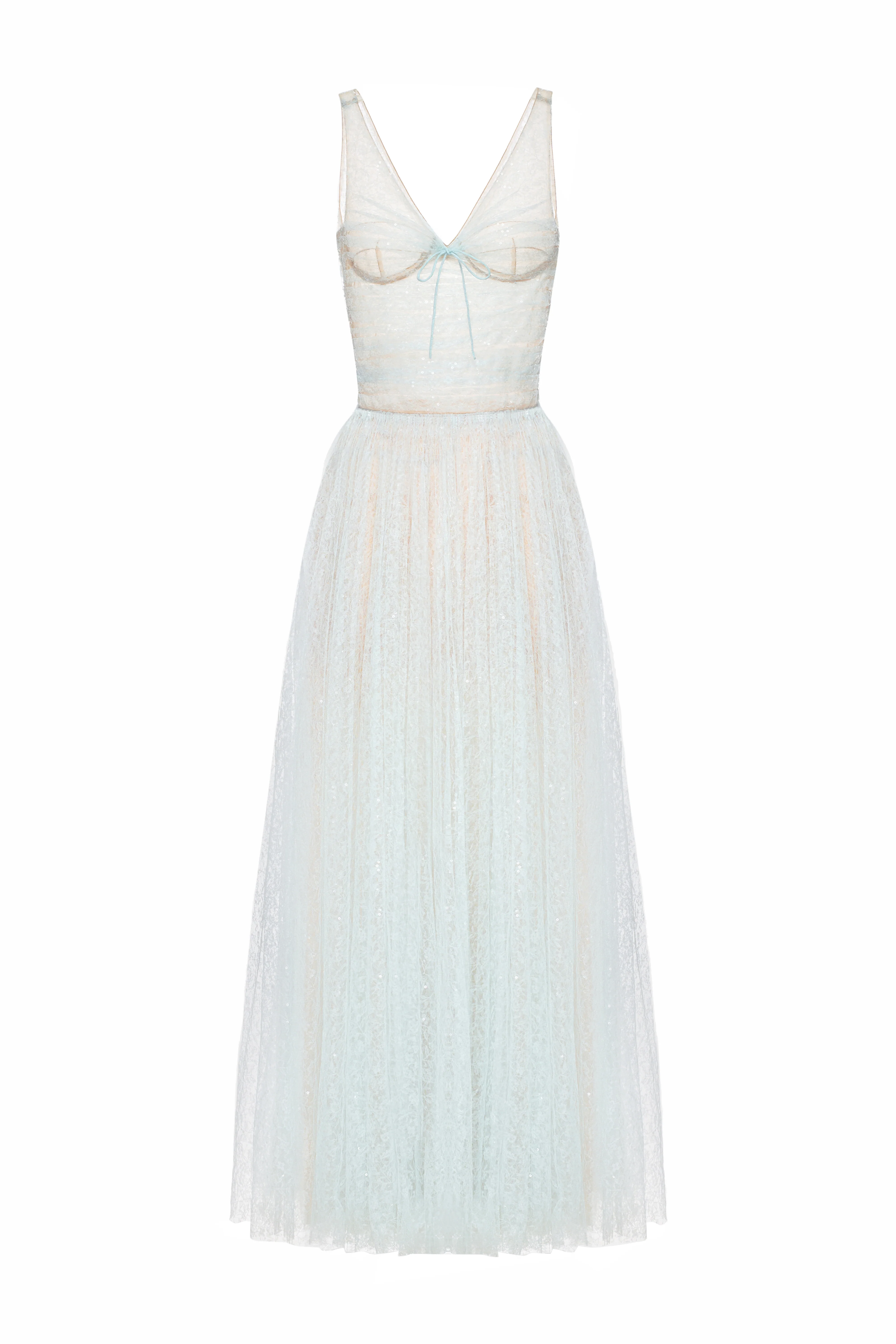 Selene V-Neck Sequin Maxi Dress