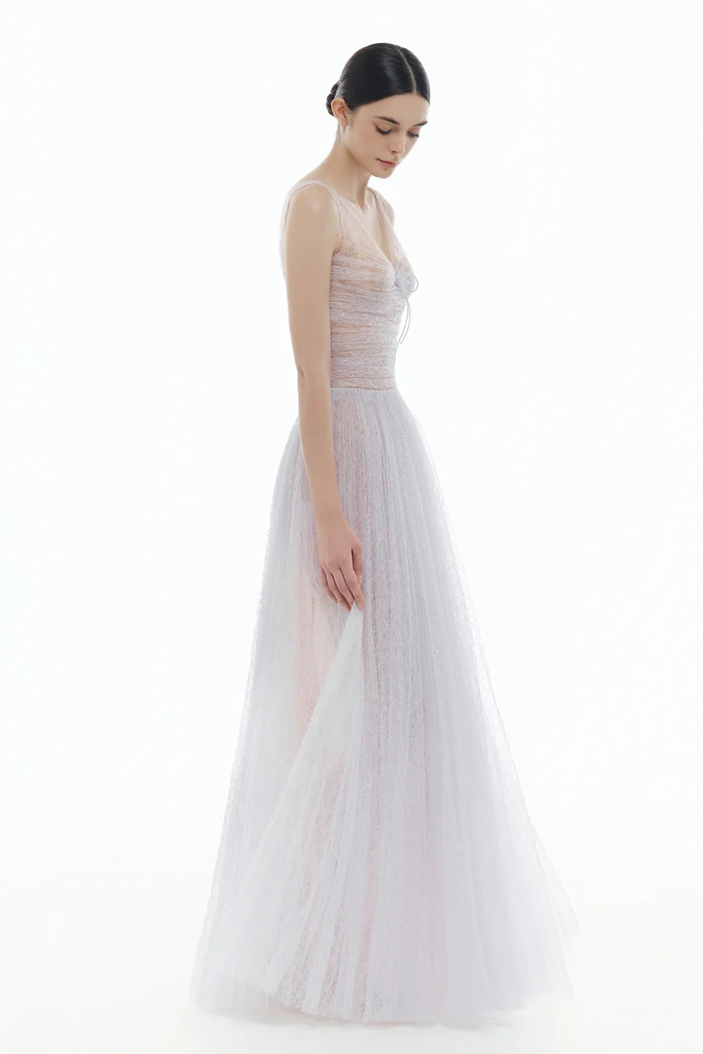 Selene V-Neck Sequin Maxi Dress