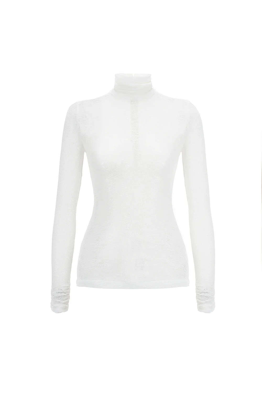 Myra Bodycon Turtle Neck Elastic Cotton Top