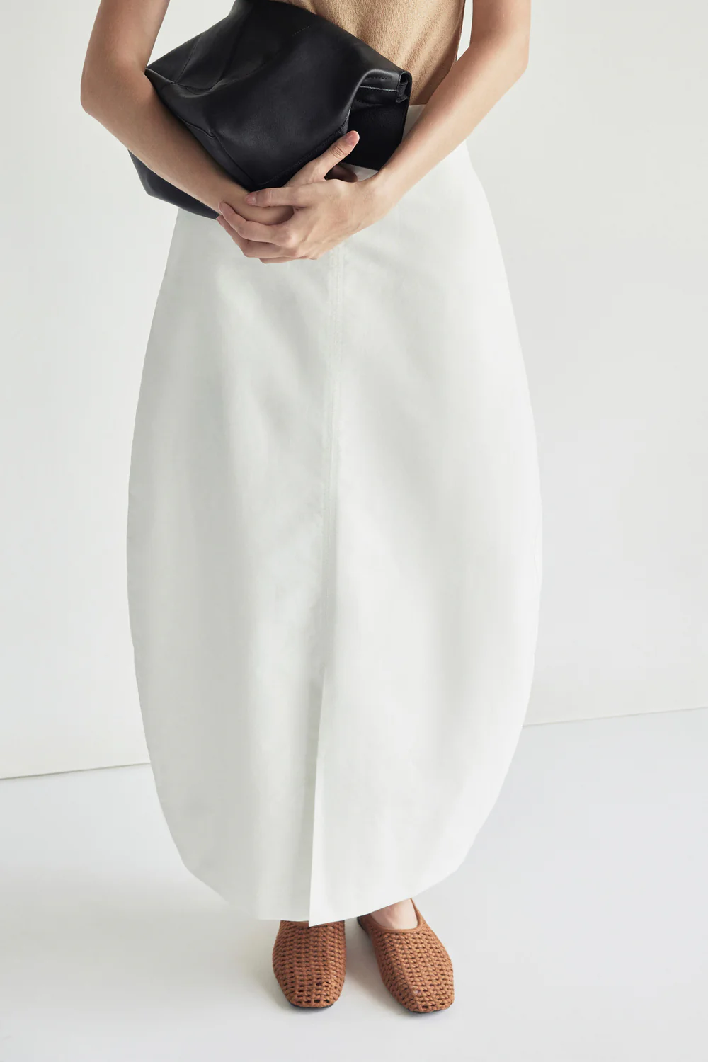 Zoe Cocoon Cotton Skirt