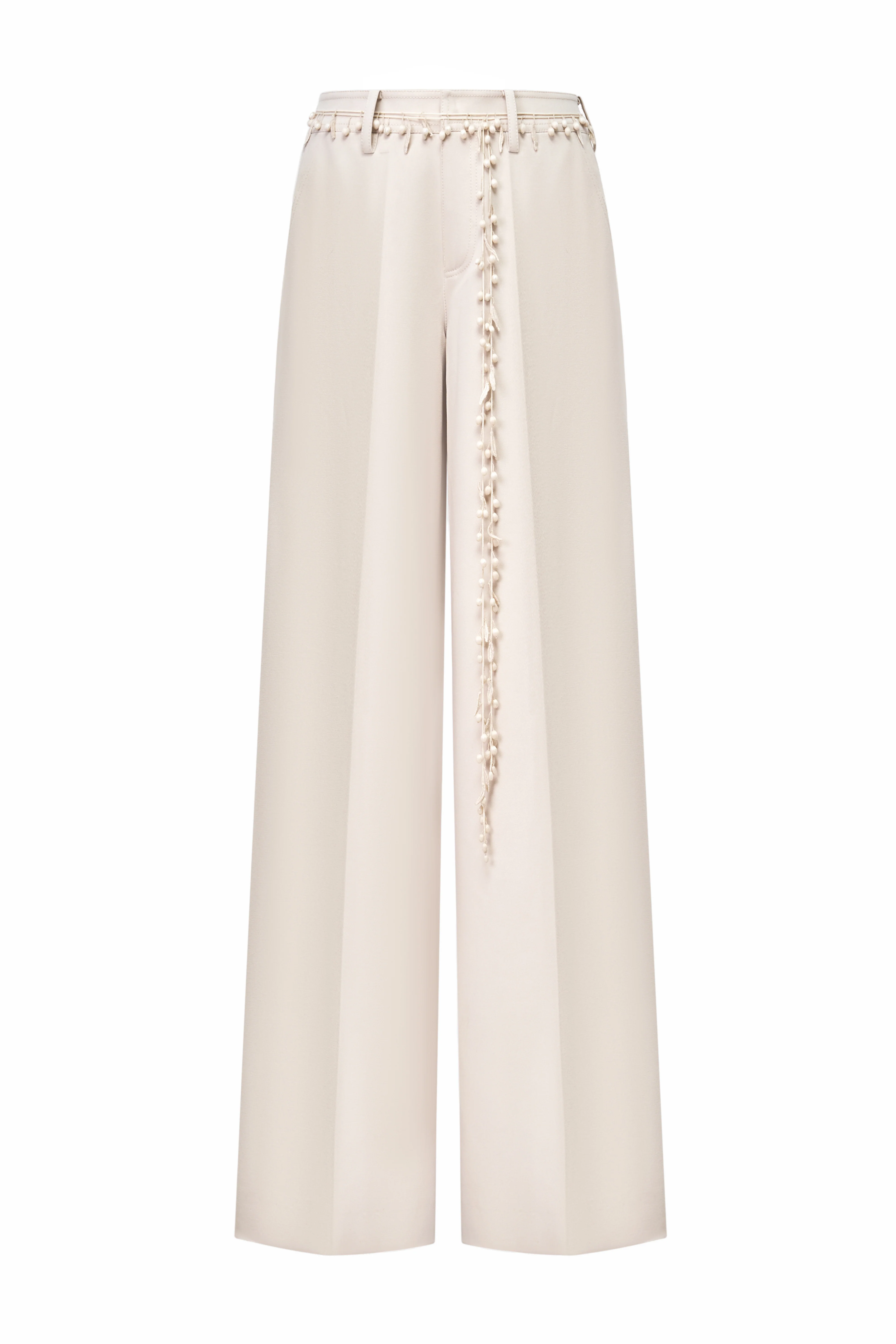 Alba Straight Applique Pants