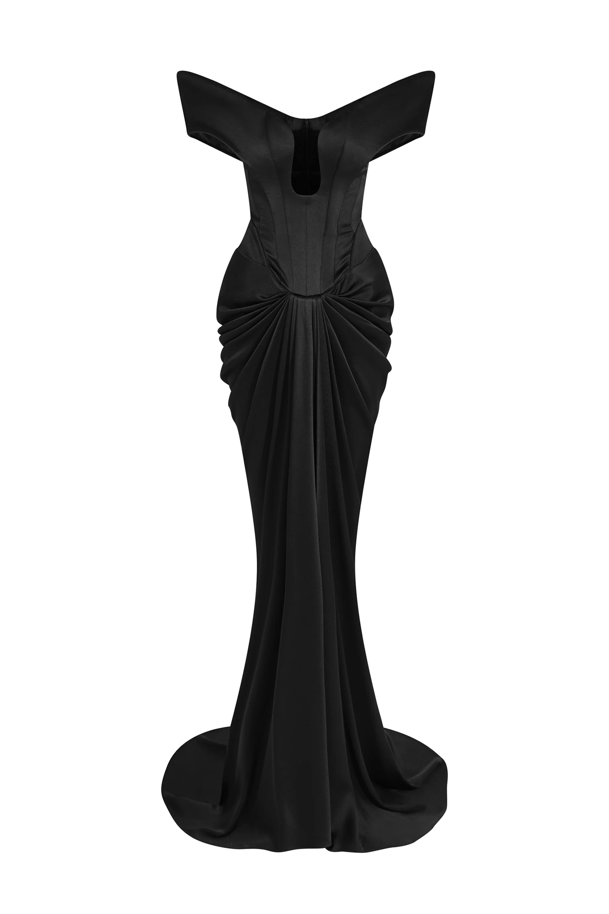 Hollywood Wrap Gathering Maxi Dress