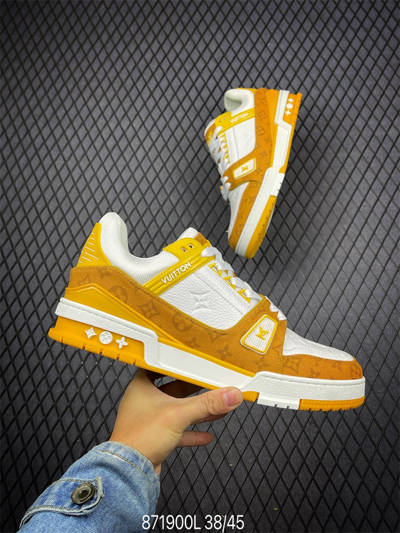 L X V Trainer Sneaker Low Yellow detail 7