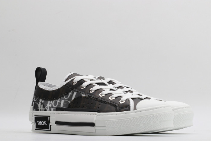 B23 OBLIQUE LOW black white SNEAKERS T00480H051 detail 7