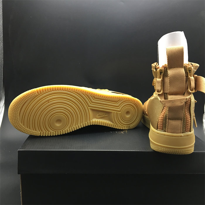 NK SF Air Force 1 Mid Elemental Gold AA3966-700 detail 6