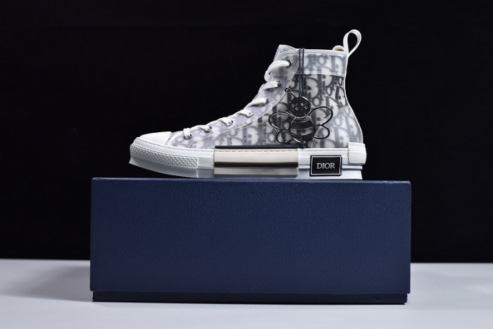 B23 Oblique High Top Sneakers white T004801-1069 detail 18