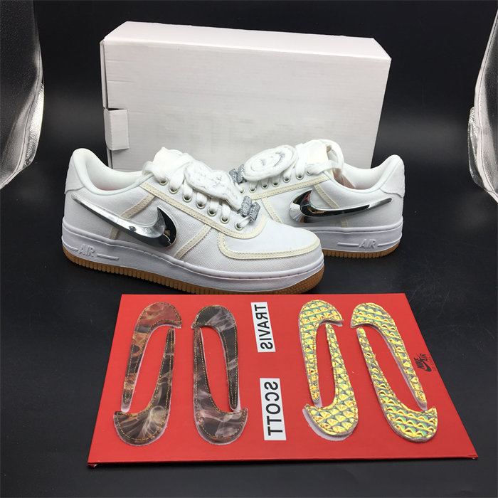 NK Air Force 1 Low Travis Scott AQ4211-100 detail 7