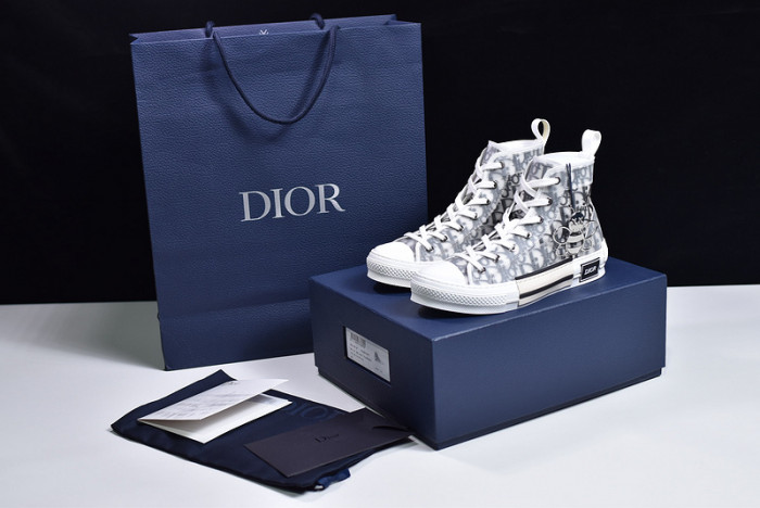 B23 Oblique High Top Sneakers white T004801-1069 detail 10