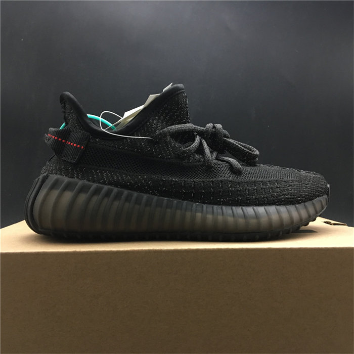 ADS Yeezy Boost 350 V2 Static Black (Reflective) FU9007 detail 7