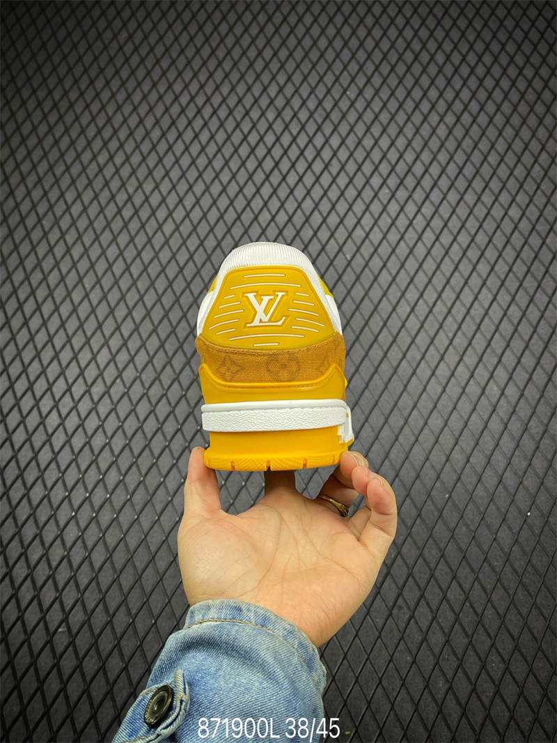 L X V Trainer Sneaker Low Yellow detail 5