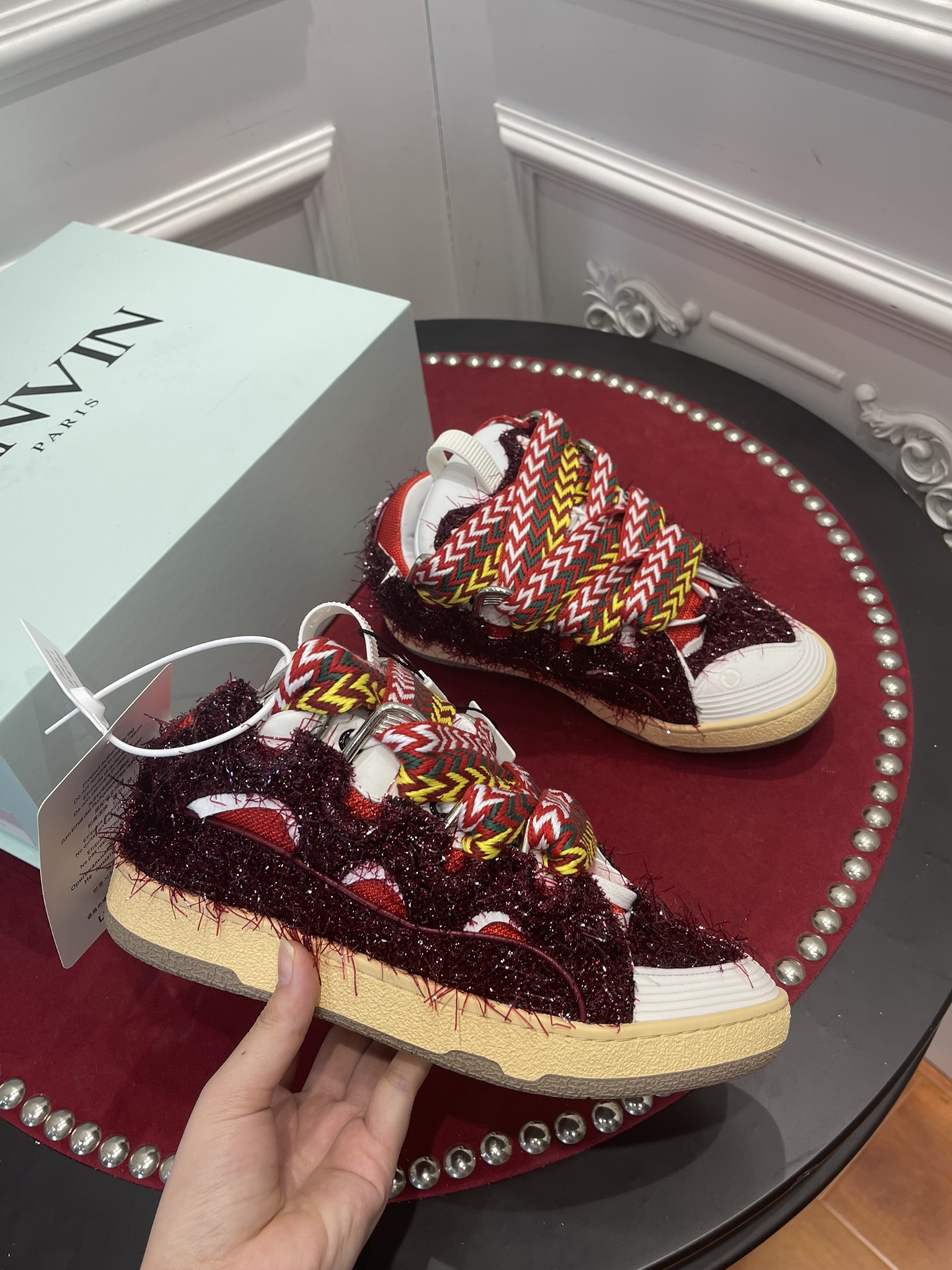 LAN × Gallery Department Red detail 3