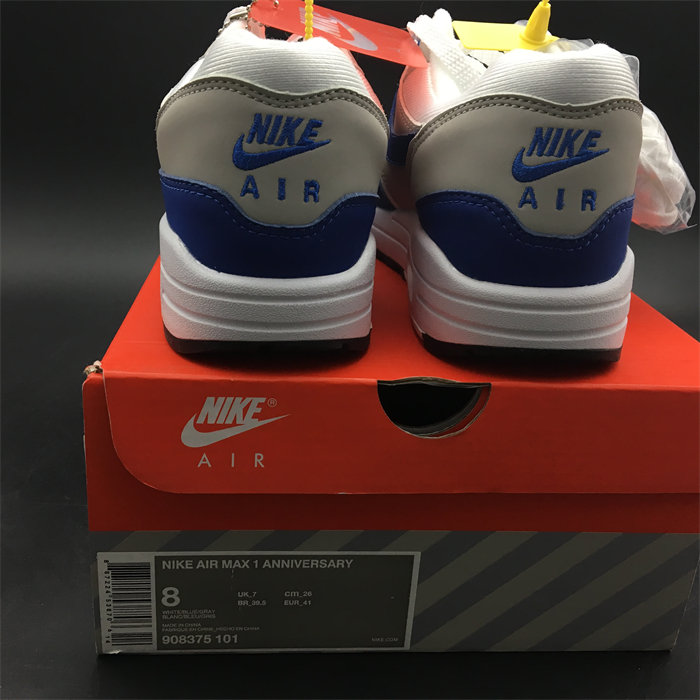 NK Air Max 1 Anniversary Royal 908375-101 detail 5