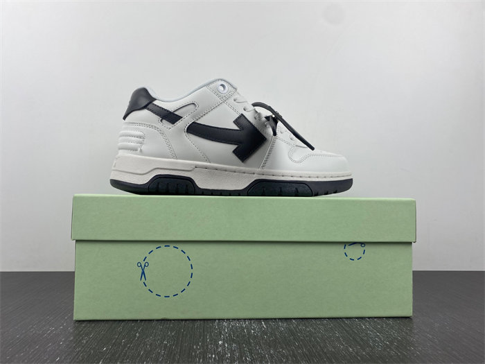 OW Out Of Office OOO 30 MM Low Tops Black White Blue OMIA189C99LEA0010110 detail 4