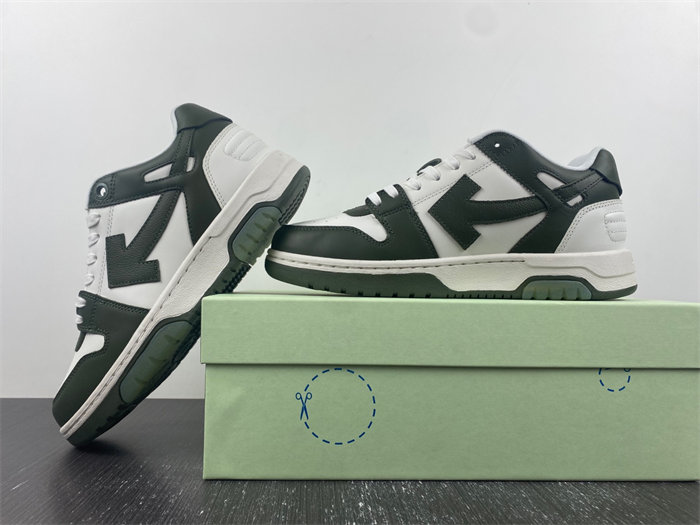 OW Out Of Office OOO Low Tops White Khaki OMIA189S23LEA0015901 detail 2