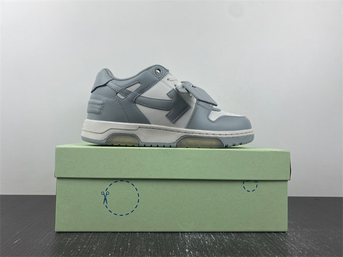 OW Out Of Office "OOO" Low Tops Grey White OMIA189S22LEA0010109 detail 4