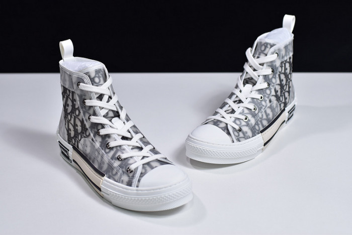 B23 Oblique High Top Sneakers white T004801-1069 detail 16