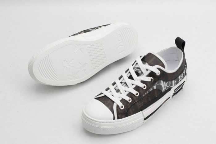 B23 OBLIQUE LOW black white SNEAKERS T00480H051 detail 4