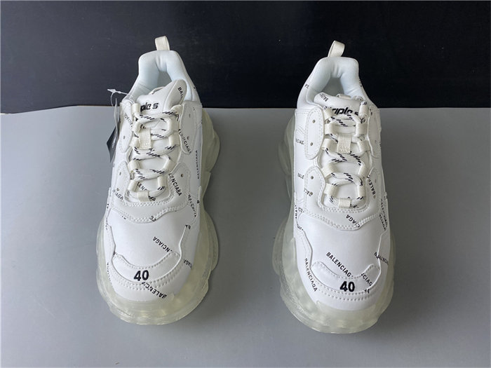 BLCG TRIPLE S BLACK SNEAKER 524039 W09E1 2021 detail 4