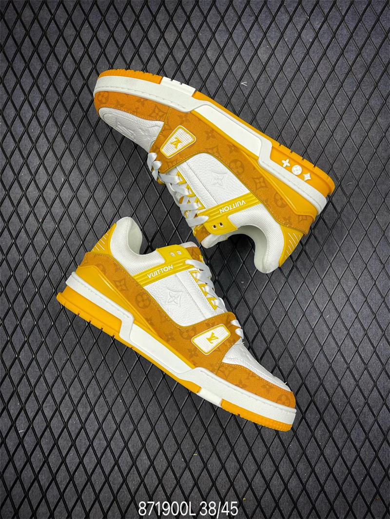 L X V Trainer Sneaker Low Yellow detail 6