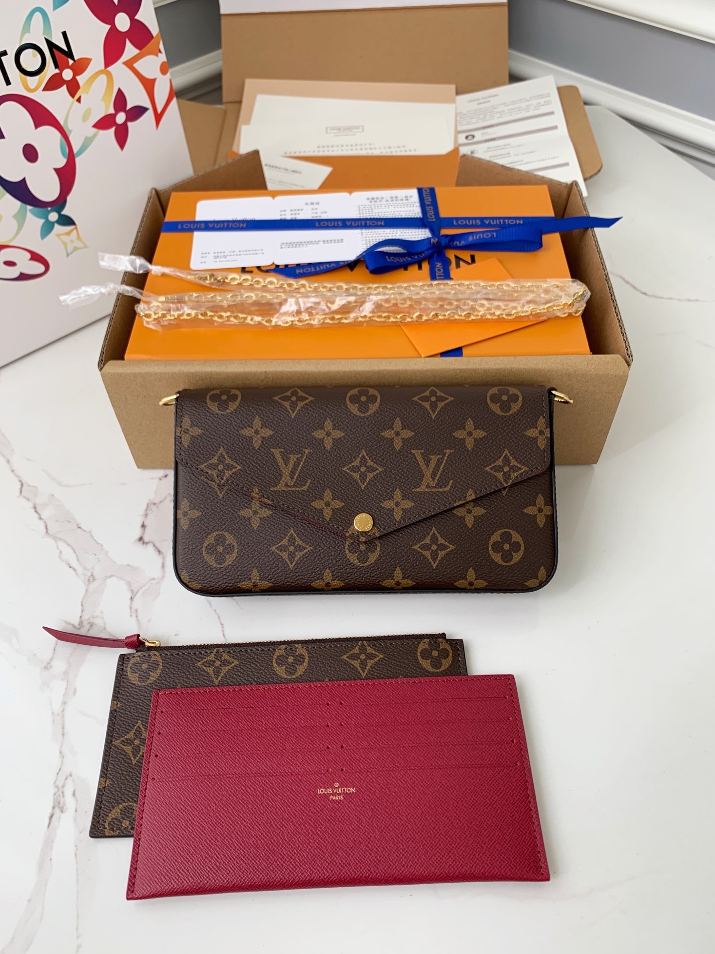 L X V  POCHETTE FELICIE M61276  21cm