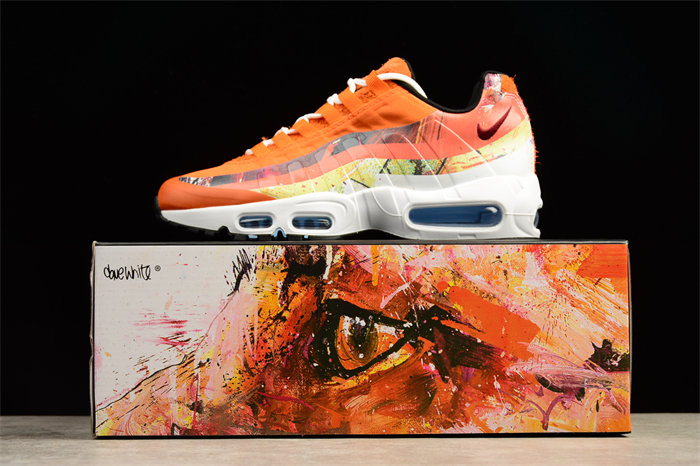 NK Air Max 95 Dave White Fox 872640-600 detail 6