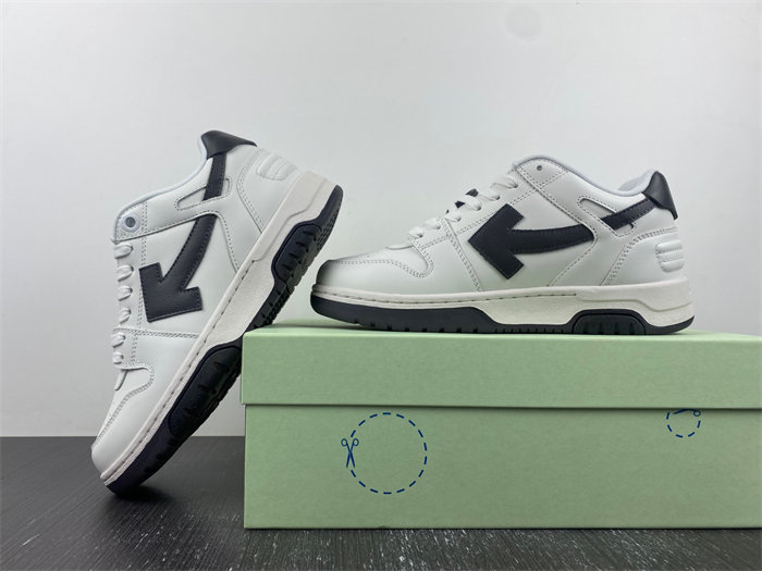 OW Out Of Office OOO 30 MM Low Tops Black White Blue OMIA189C99LEA0010110 detail 2