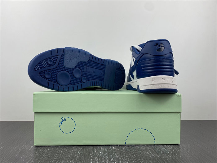 OW Out Of Office "OOO" Low Tops Dark Blue White OMIA189S22LEA0010142 detail 3