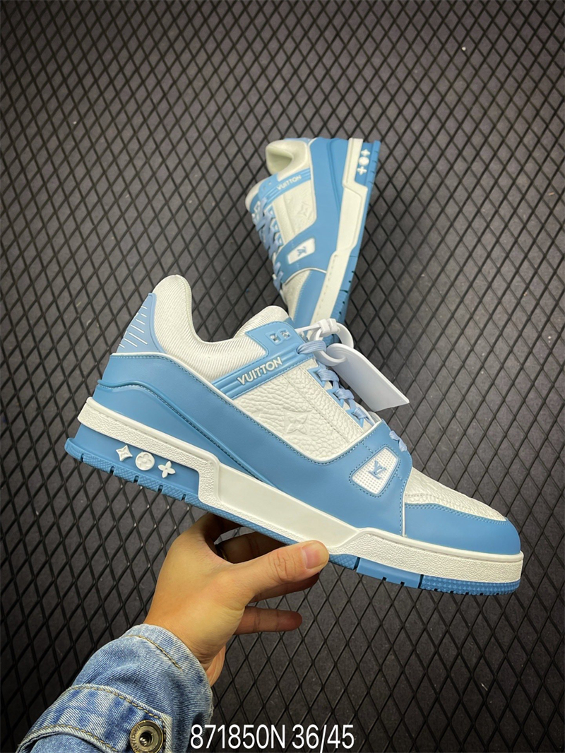 L X V Trainer Sneaker Low Sky Blue detail 7