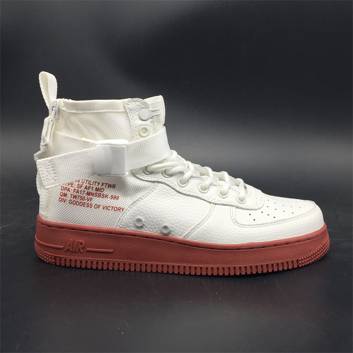 NK SF Air Force 1 Mid Ivory Mars Stone 917753-100