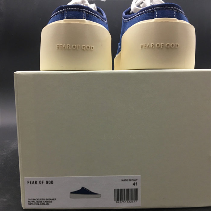 Fear Of God 101 Backless Sneaker Navy detail 5