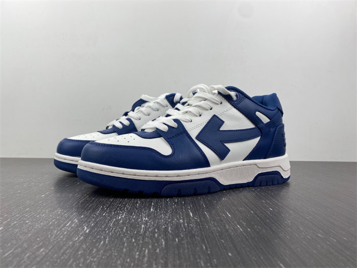 OW Out Of Office "OOO" Low Tops Dark Blue White OMIA189S22LEA0010142 detail 7