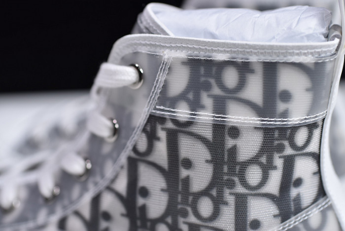 B23 Oblique High Top Sneakers white T004801-1069 detail 9