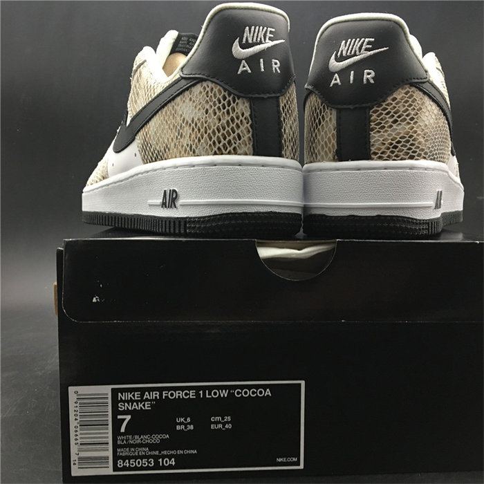 NK Air Force 1 Low Retro Cocoa Snake 845053-104 detail 5