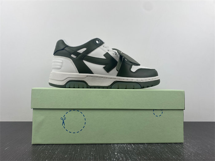 OW Out Of Office OOO Low Tops White Khaki OMIA189S23LEA0015901 detail 4