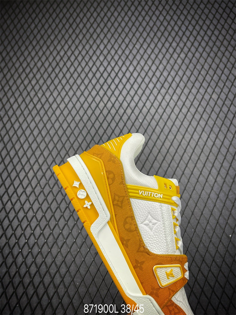 L X V Trainer Sneaker Low Yellow detail 2
