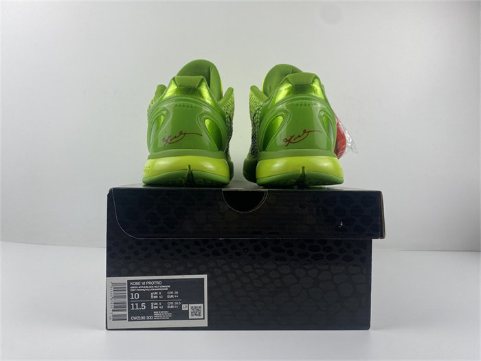 NK Kobe 6 Protro Grinch CW2190-300 detail 4
