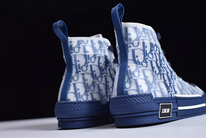 B23 Oblique High Top Sneakers bule T00480H069 detail 3