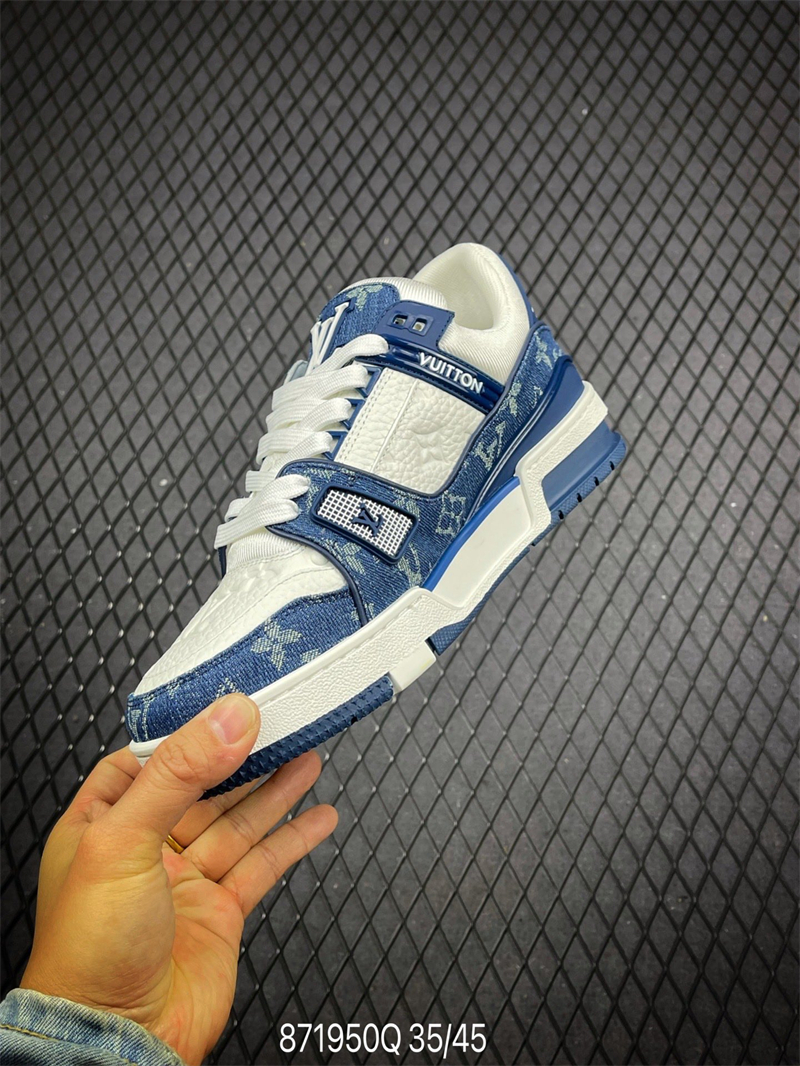 L X V Trainer Sneaker Low Blue detail 8