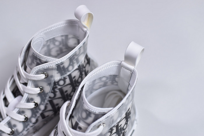 B23 Oblique High Top Sneakers white T004801-1069 detail 7