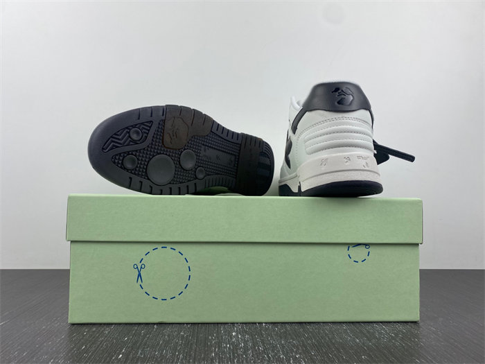 OW Out Of Office OOO 30 MM Low Tops Black White Blue OMIA189C99LEA0010110 detail 3