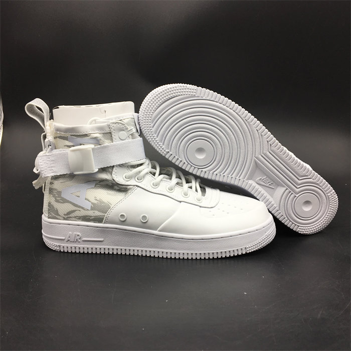NK SF Air Force 1 Mid Winter Camo AA1129-100 detail 2