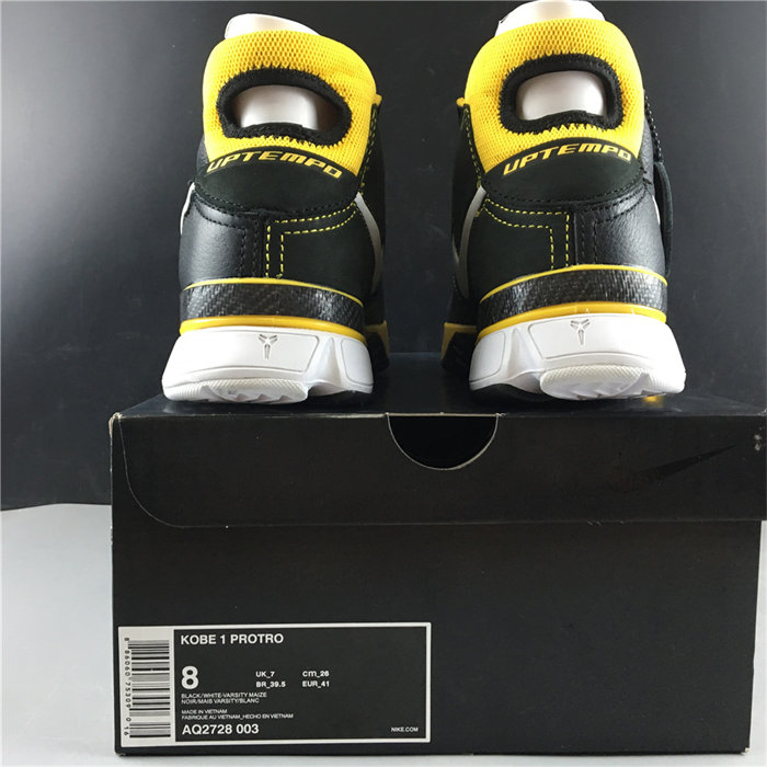 NK Kobe 1 Protro Black Maize AQ2728-003 detail 5