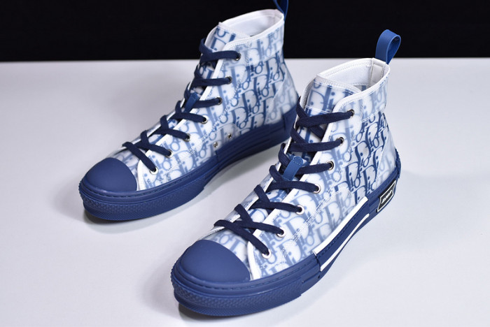 B23 Oblique High Top Sneakers bule T00480H069 detail 14