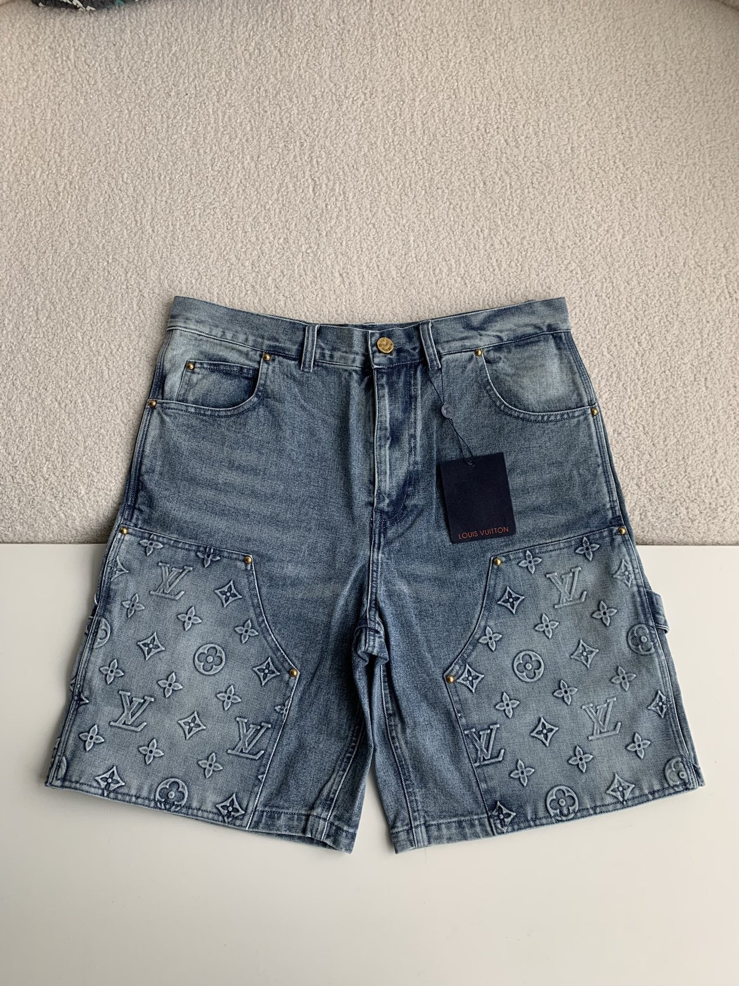 L X V Jean shorts