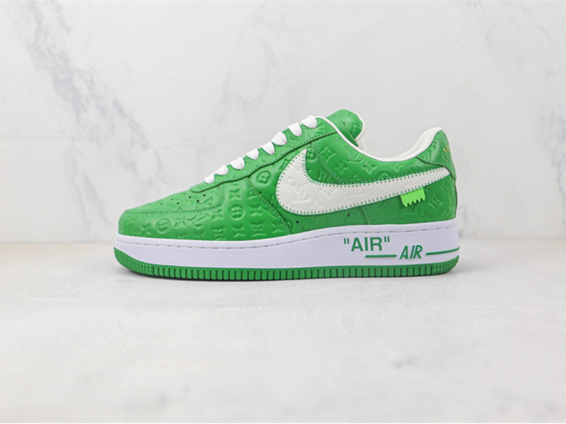 L X V x NK Air Force 1'07 Low "Green/white/Monogram"