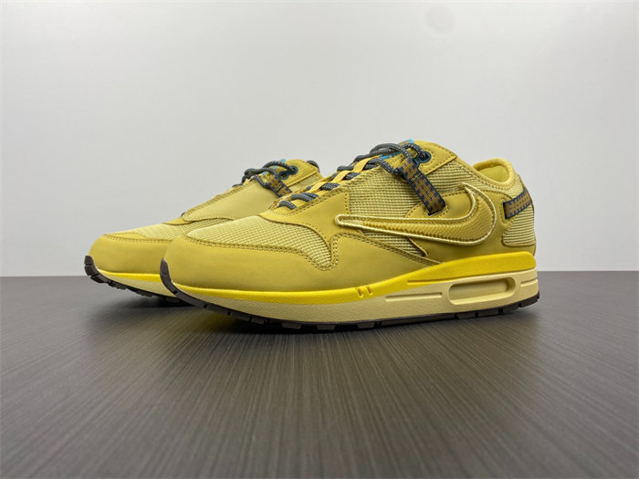 NK Air Max 1 Travis Scott Cactus Jack Saturn Gold