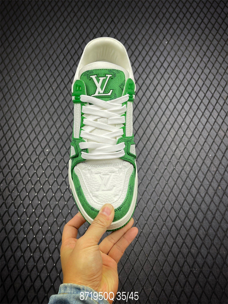 L X V Trainer Sneaker Low Green detail 9