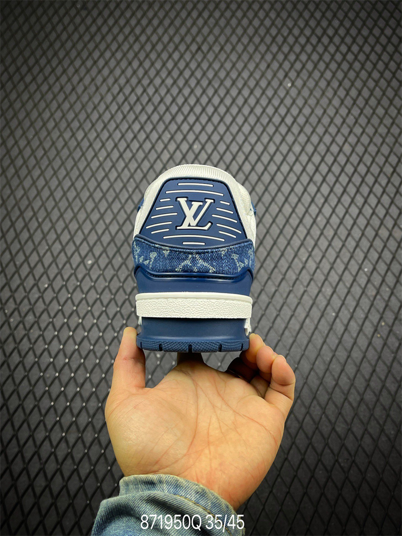 L X V Trainer Sneaker Low Blue detail 5